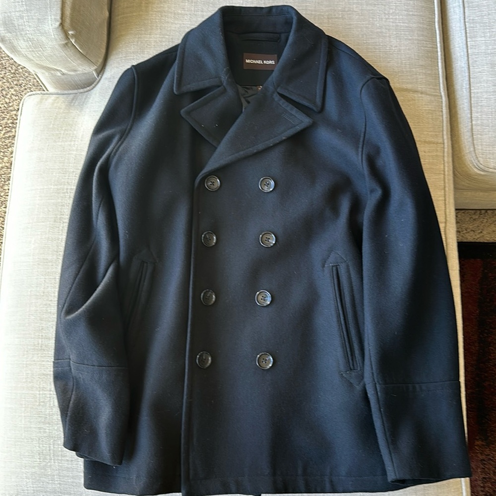 Michael Kors Navy Blue Men’s Peacoat.
